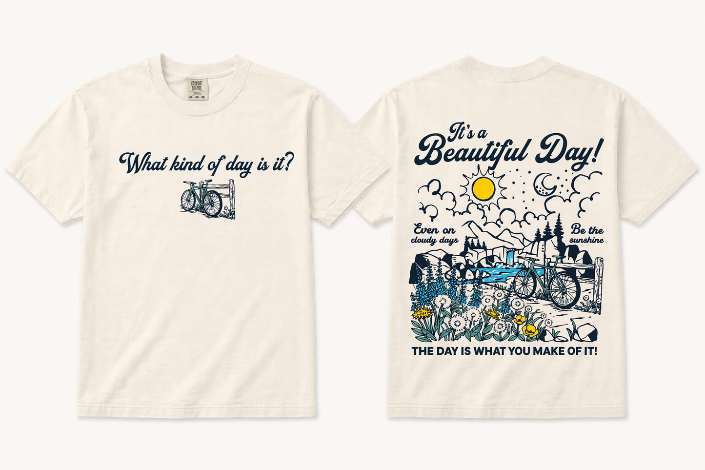 'It's A Beautiful Day!' Tee (Ivory)