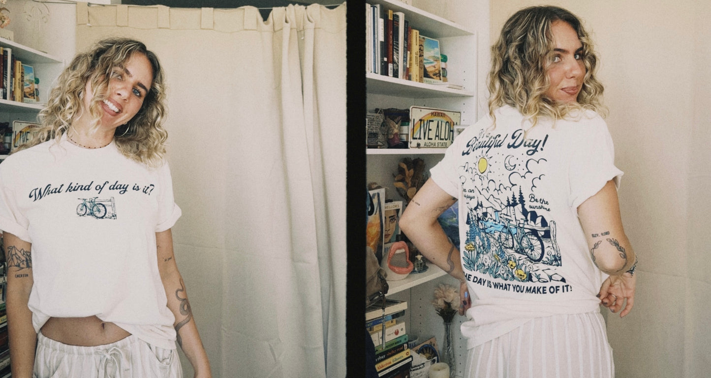 'It's A Beautiful Day!' Tee (Ivory)