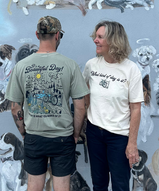'It's a Beautiful Day' Tee (Sandstone)